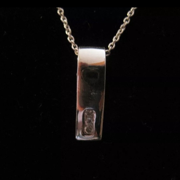 STERLING SILVER 925
Pendant w/ 3 Stones
on Wheat Chain Necklace - Picture 6 of 12